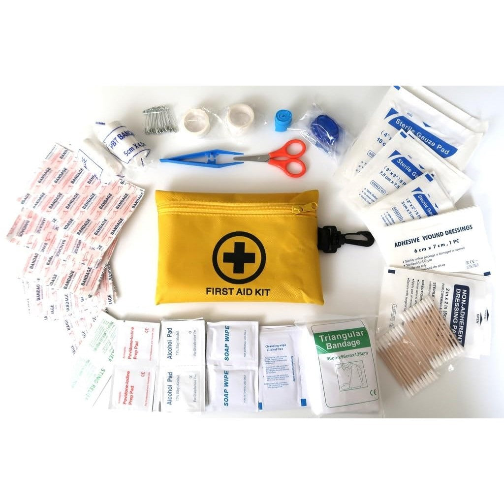 3 Packs 151 Pcs First Aid Kits Small for Survival Emergency Trauma Military Tactical Medical School Office Home Hunting Camping Hiking Fishing IFAK EMT Bag