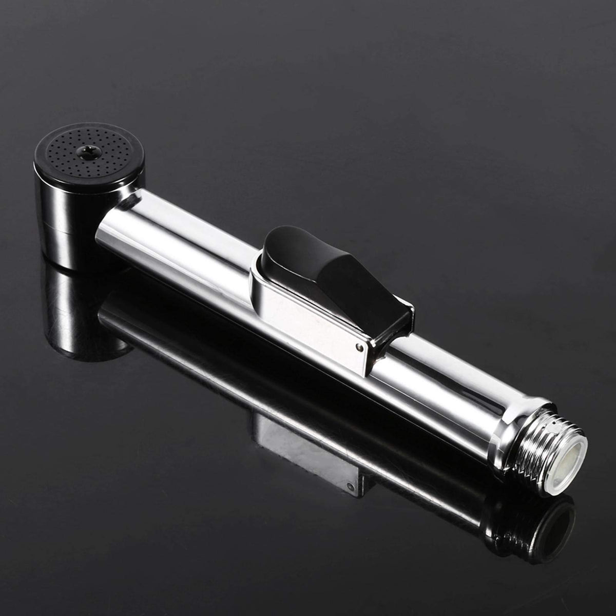 Handheld Bidet Spray Head, ABS Shattaf Stainless Steel Home Bathroom Portable Chrome Plated Toilet Bidet Shower Spray