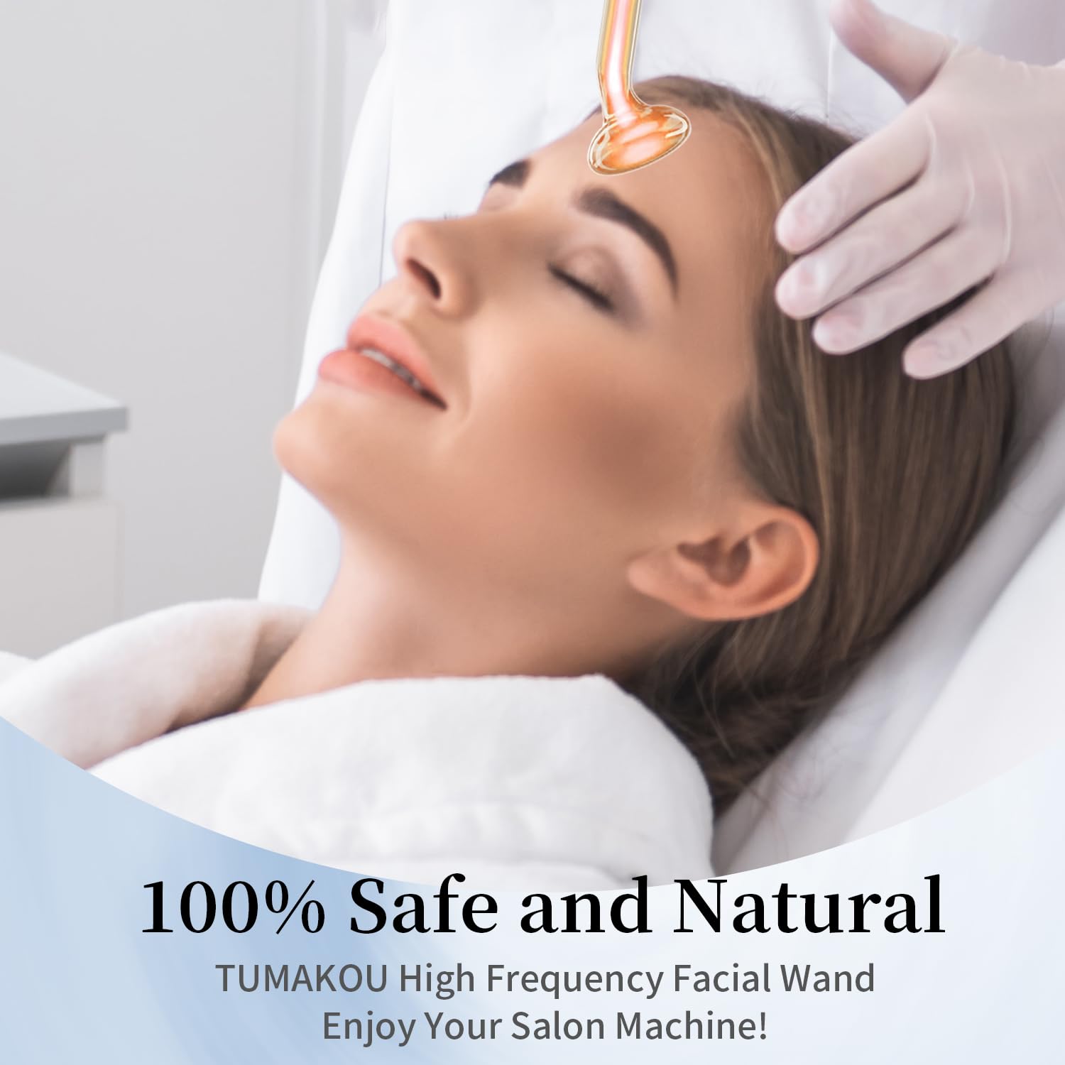 High Frequency Facial Machine - TUMAKOU Portable Handheld High Frequency Facial Skin Wand Machine with 4 Different Tubes - Medaid International