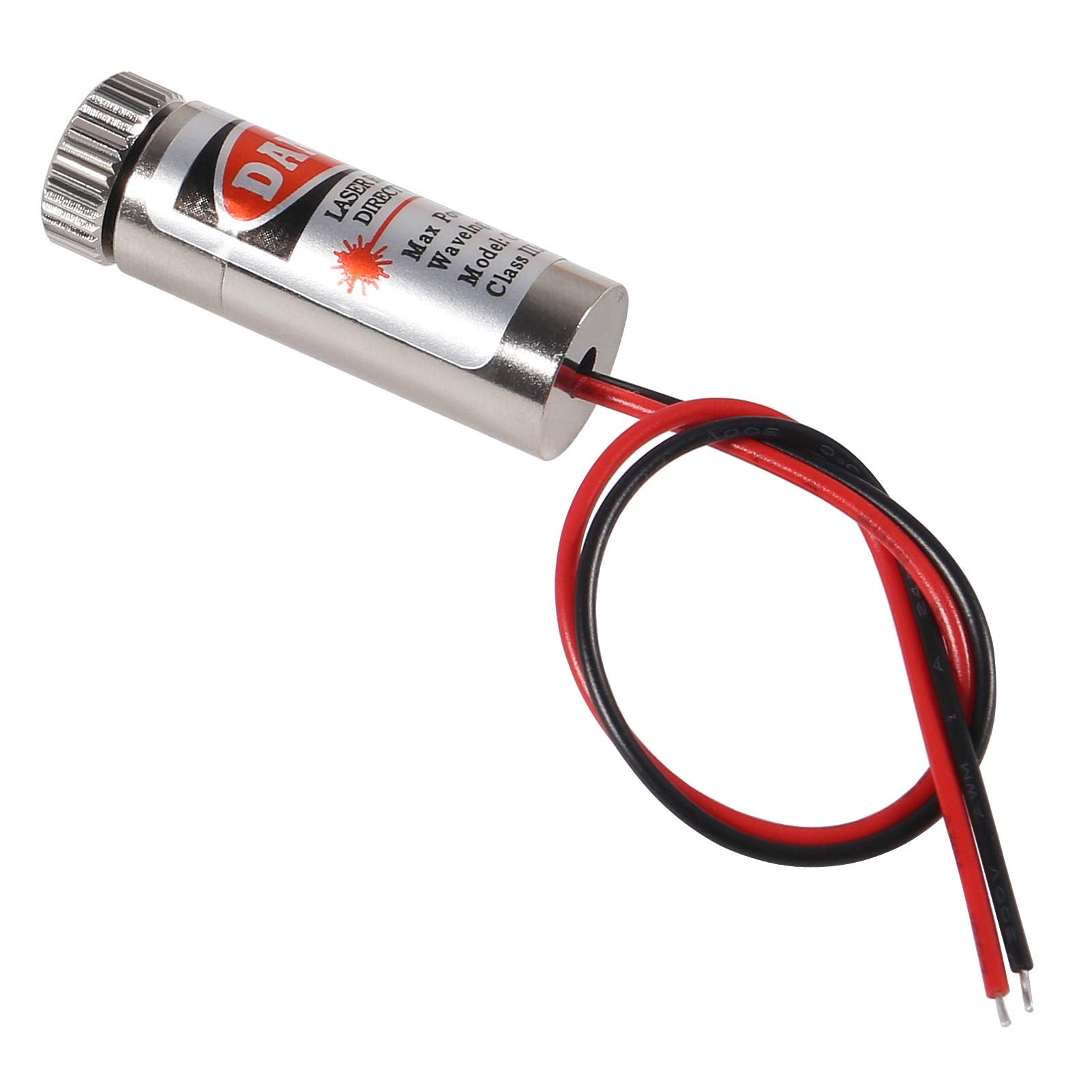 UMLIFE 5pcs 650nm 5mw Laser Head Laser Tube Adjustable Focus 3~5V Red Laser Tube for Sight Positioning Sighting Telescope (Dot) - Medaid International