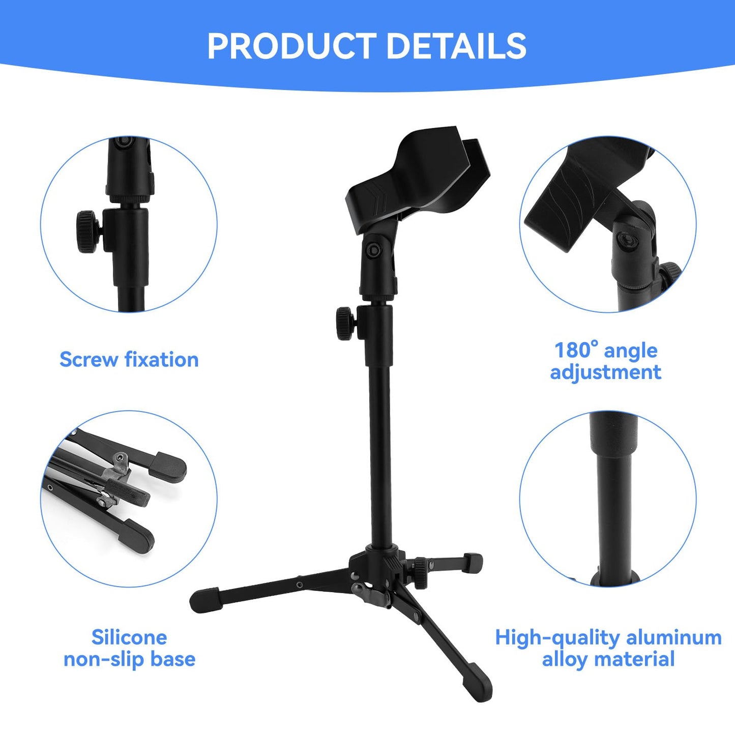 YIBEICO Holder for RedRevive Cold Laser Therapy Device, 360° Rotatable, Height Adjustable Holder for Red Light Therapy Device - Medaid International