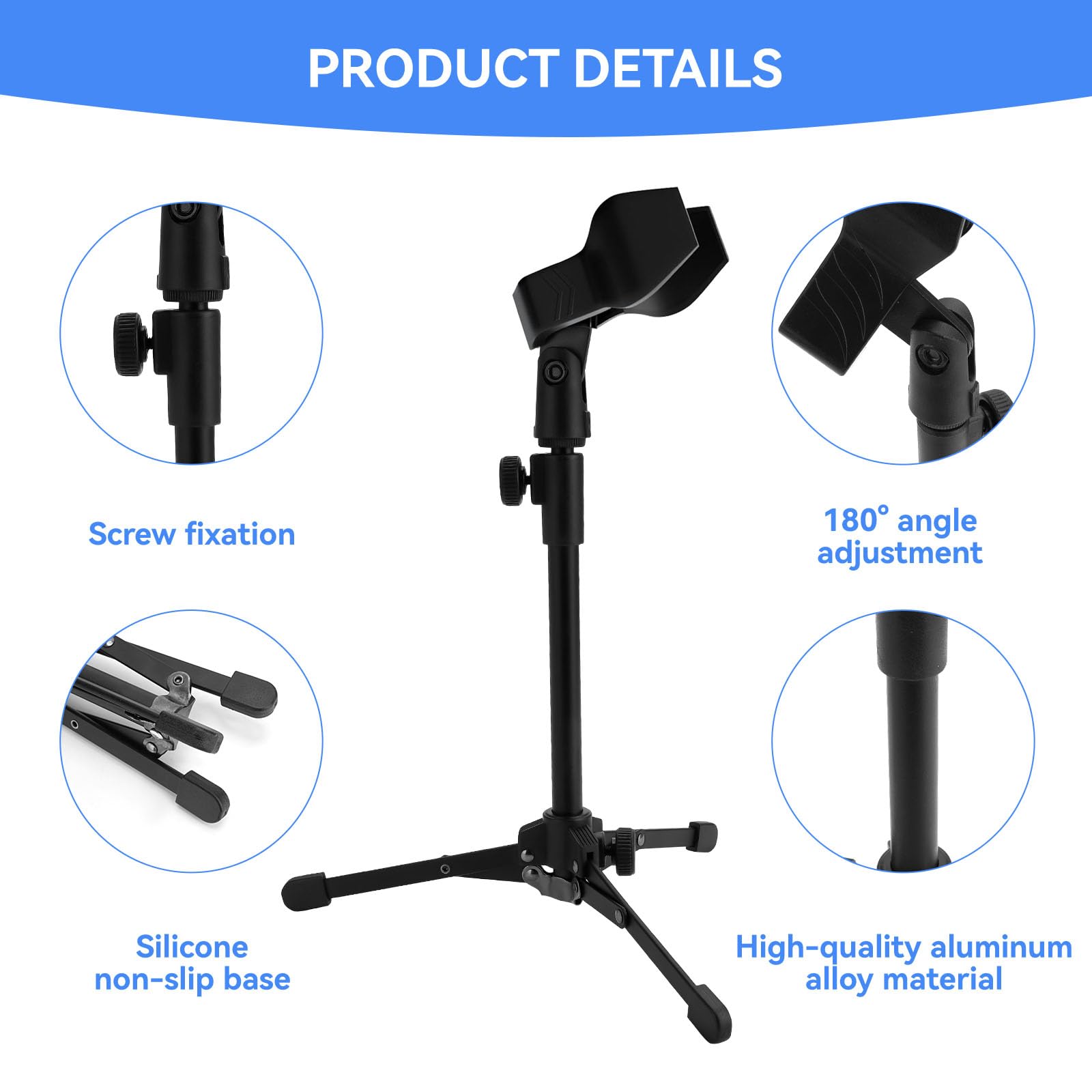 YIBEICO Holder for RedRevive Cold Laser Therapy Device, 360° Rotatable, Height Adjustable Holder for Red Light Therapy Device - Medaid International