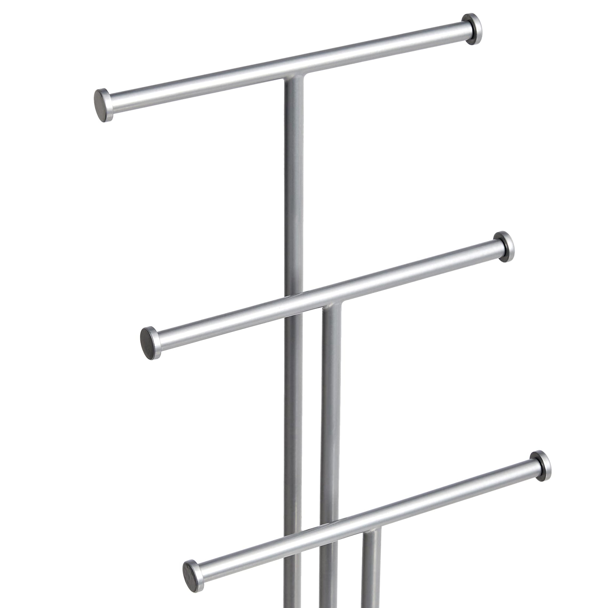 Amazon Basics Four-Tier Jewelry Tree Stand - White/Nickel - Medaid International