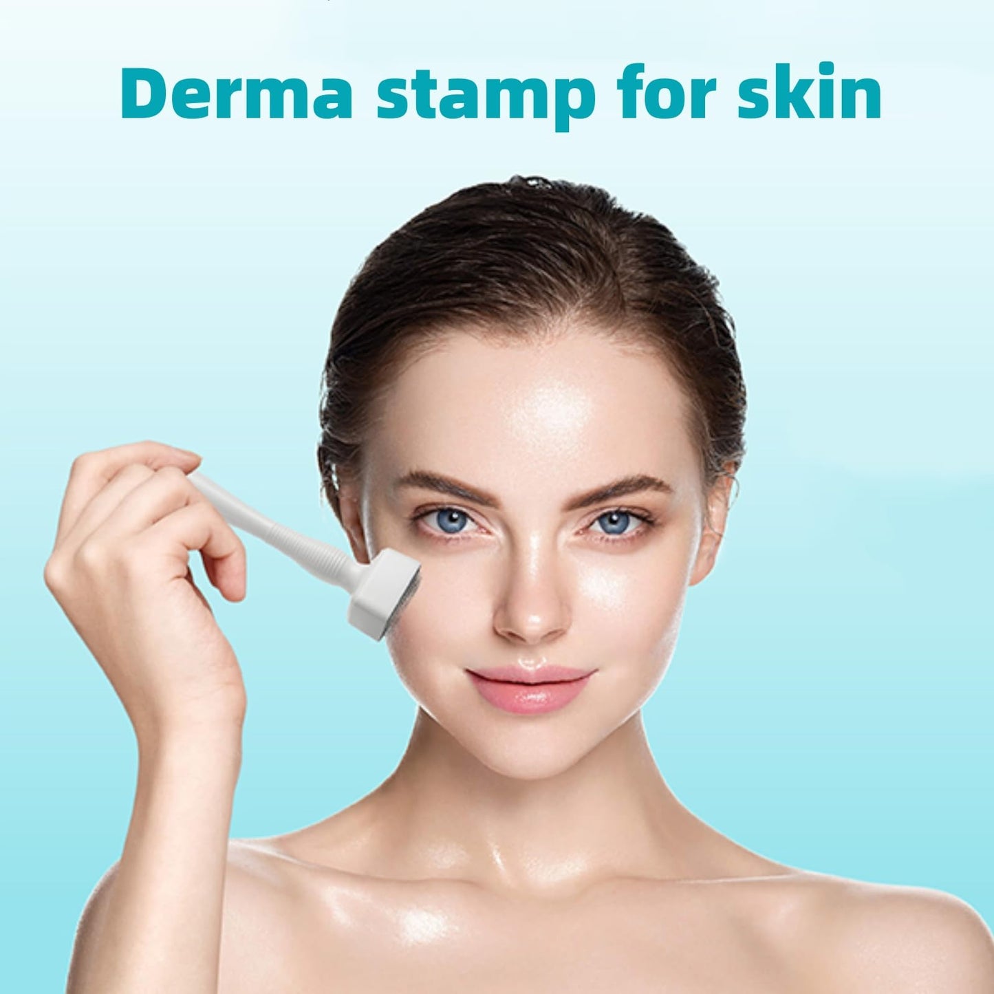 Microneedling Derma Stamp Pen, Dermastamp System, Derma Roller Alternative, At Home Skin Care Tool, 0.25mm - Medaid International