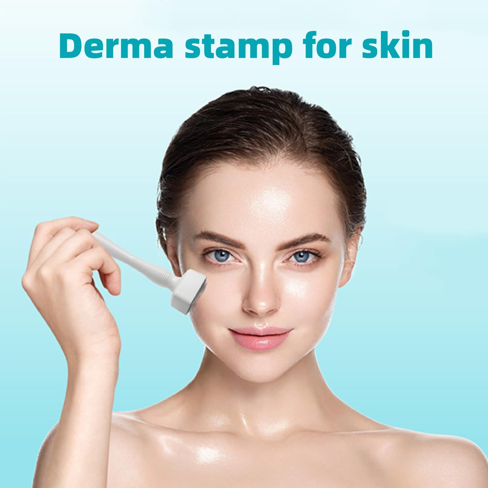 Microneedling Derma Stamp Pen, Dermastamp System, Derma Roller Alternative, At Home Skin Care Tool, 0.25mm - Medaid International
