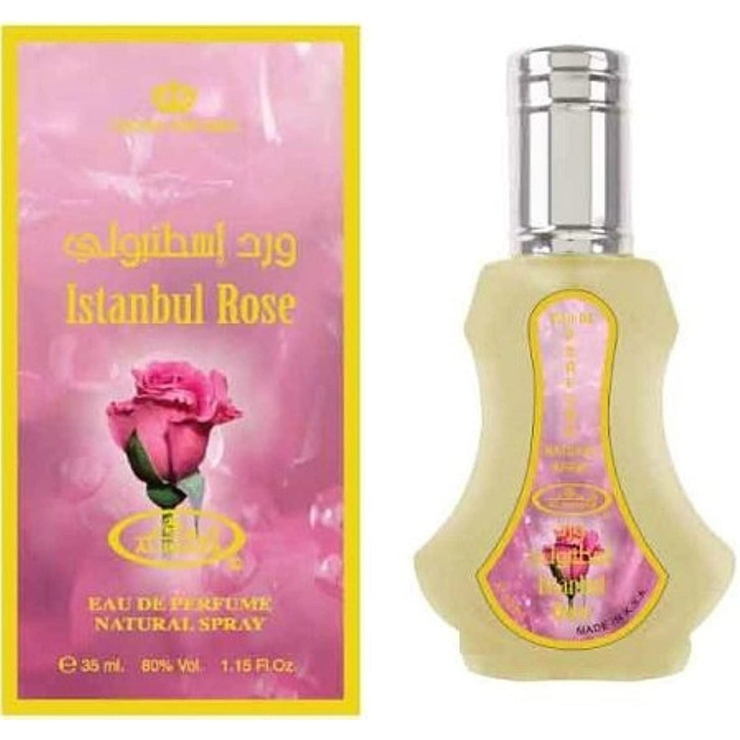 Istanbul Rose - Al-Rehab Eau De Natural Perfume Spray- 35 ml (1.15 fl. oz) - Medaid International