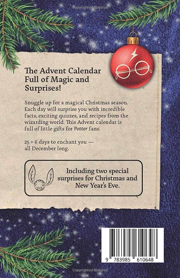 Awesome Facts for Potter Fans: The Unofficial Advent Calendar: Incredible Facts, Trivia Games, Recipes & Lots of Surprises | 25 + 6 Days Full of Magic (Activity & Trivia Book) - Medaid International