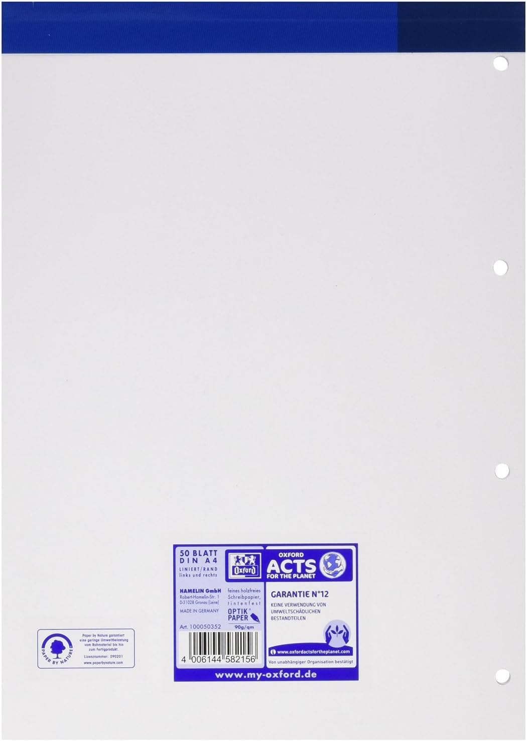 Oxford A4 Professional High School Notepad - 50 Sheets | Oxford In Lebanon