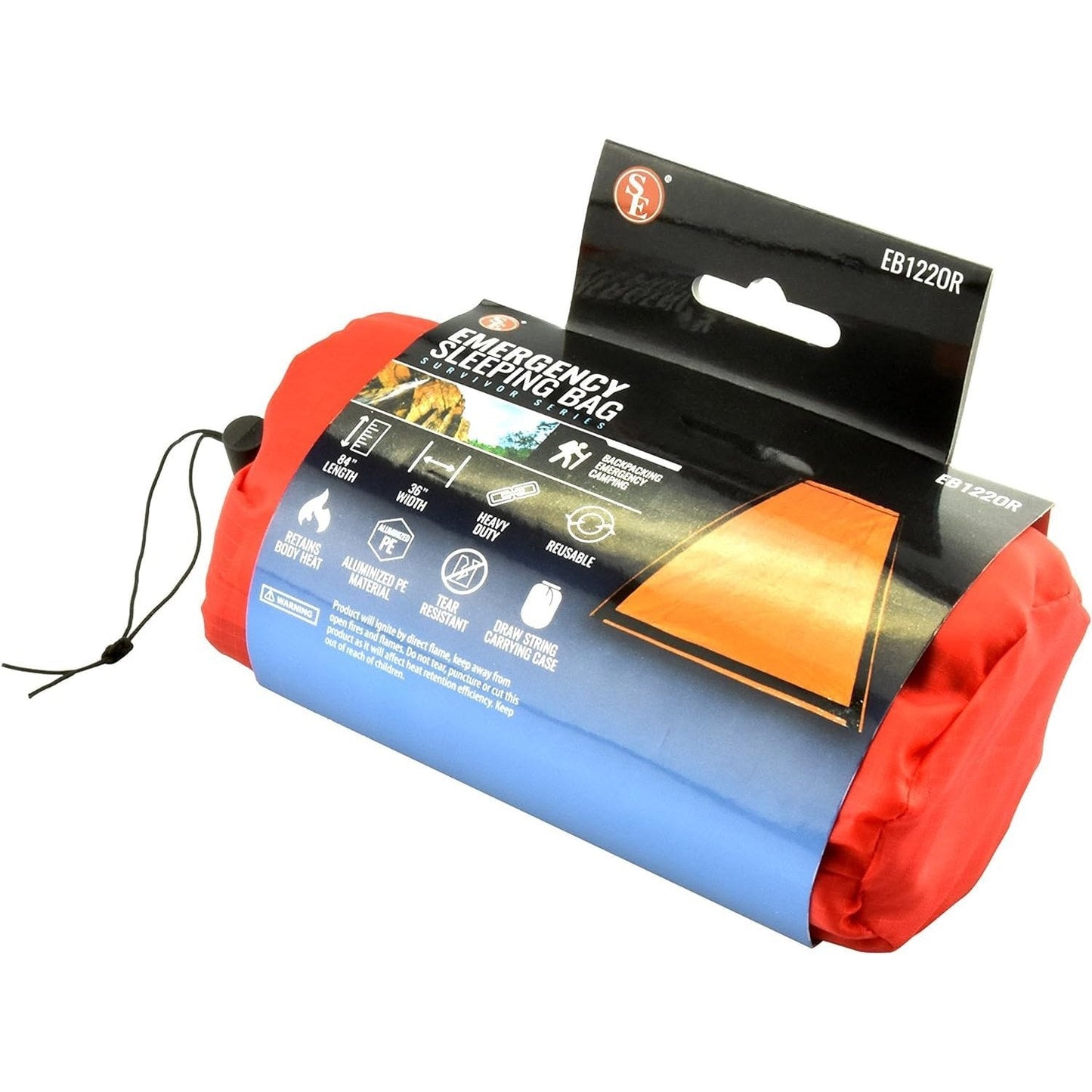 SE Survivor Series Emergency Sleeping Bag - EB122OR