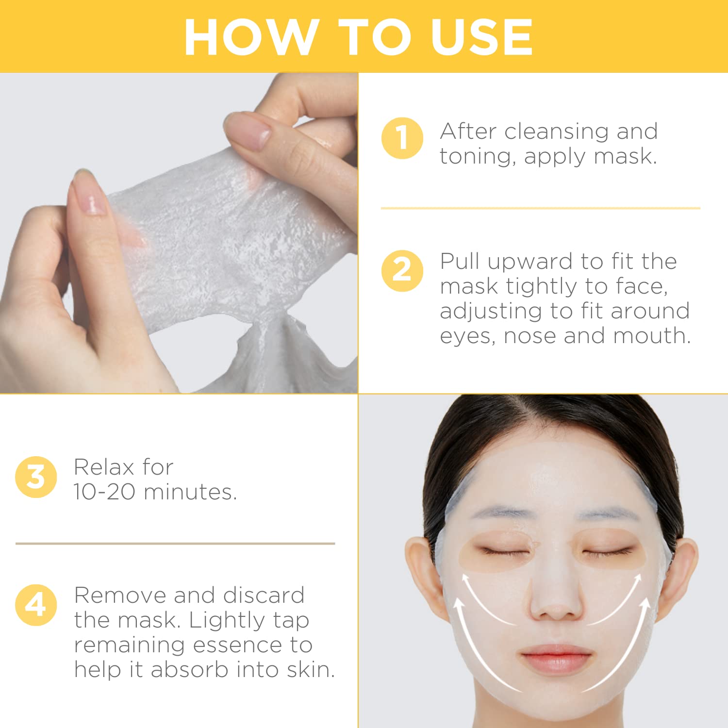Mediheal Best Korean Sheet Mask - Vita Essential Face Mask 10 Sheets Vitamin Mask For All skin types Smoothing Tightening Toning up Brightening - Medaid International