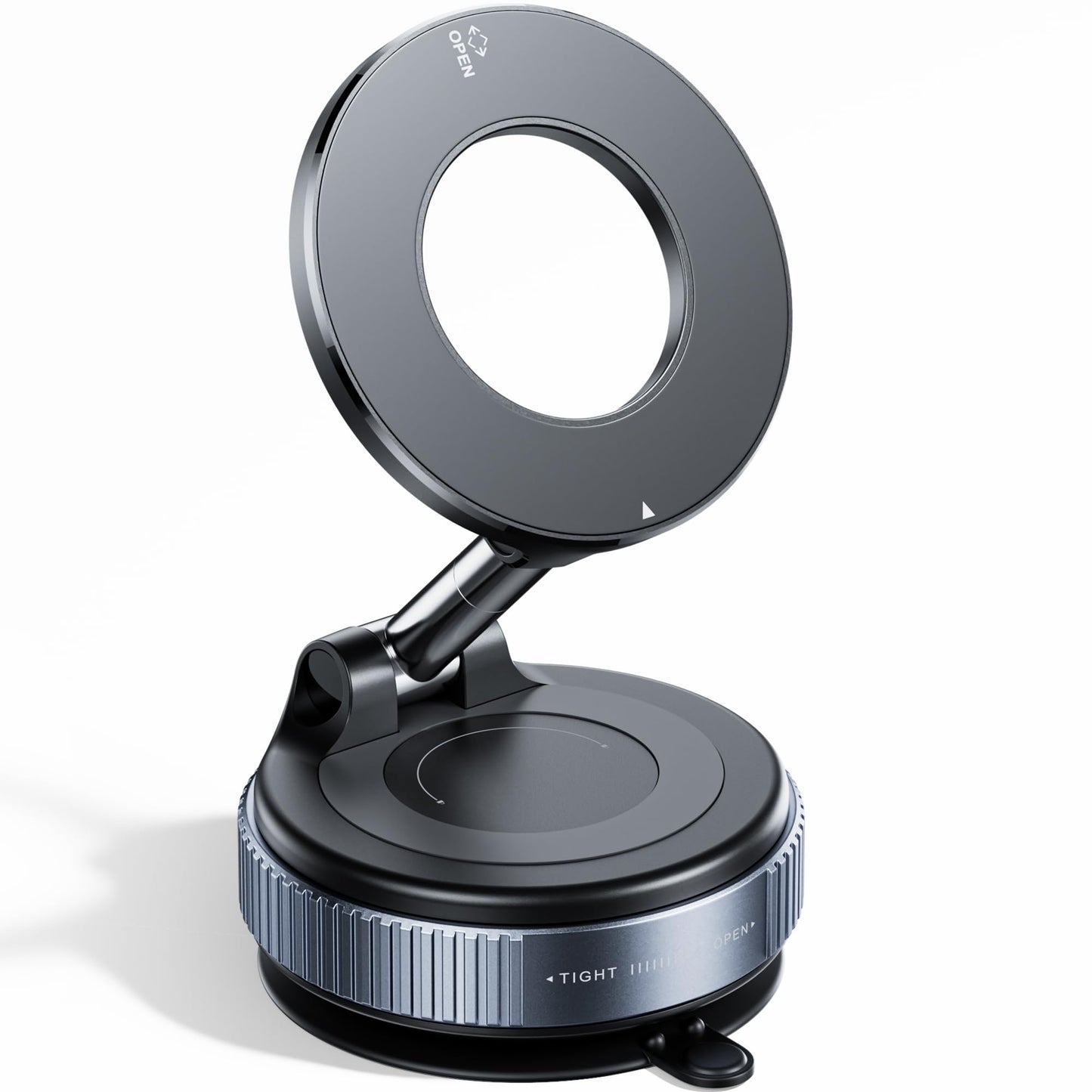 REOKILY 2026 Upgraded Vacuum Magnetic Car Phone Holder 360° Reinforced 96LBS Ultra Suction Cup Phone Mount for MagSafe Cell Phone Holders for Your Car/Gym/Mirror Mount for iPhone & Android - Medaid International
