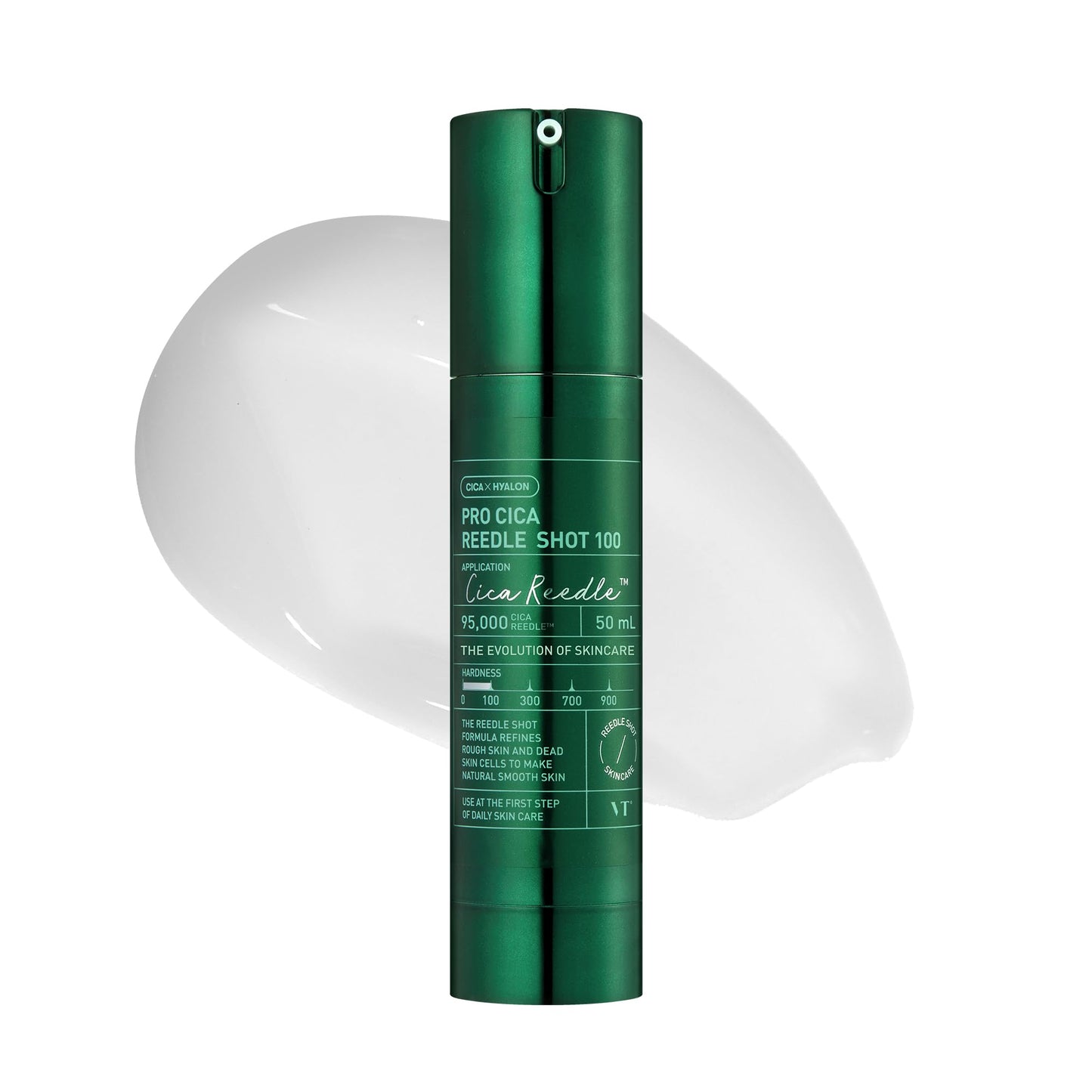 VT COSMETICS Pro Cica Reedle Shot 100, Centella Asiatica Microneedling Serum, Cica Exosome, Soothing, Hyaluronic Acid, Soft Skin, Glass Skin, Korean Skin Booster 1.69 Fl Oz.(50ml) - Medaid International