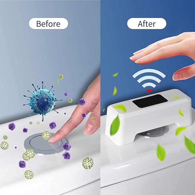 Touchless Toilet Flush Sensor – Automatic Infrared Flusher