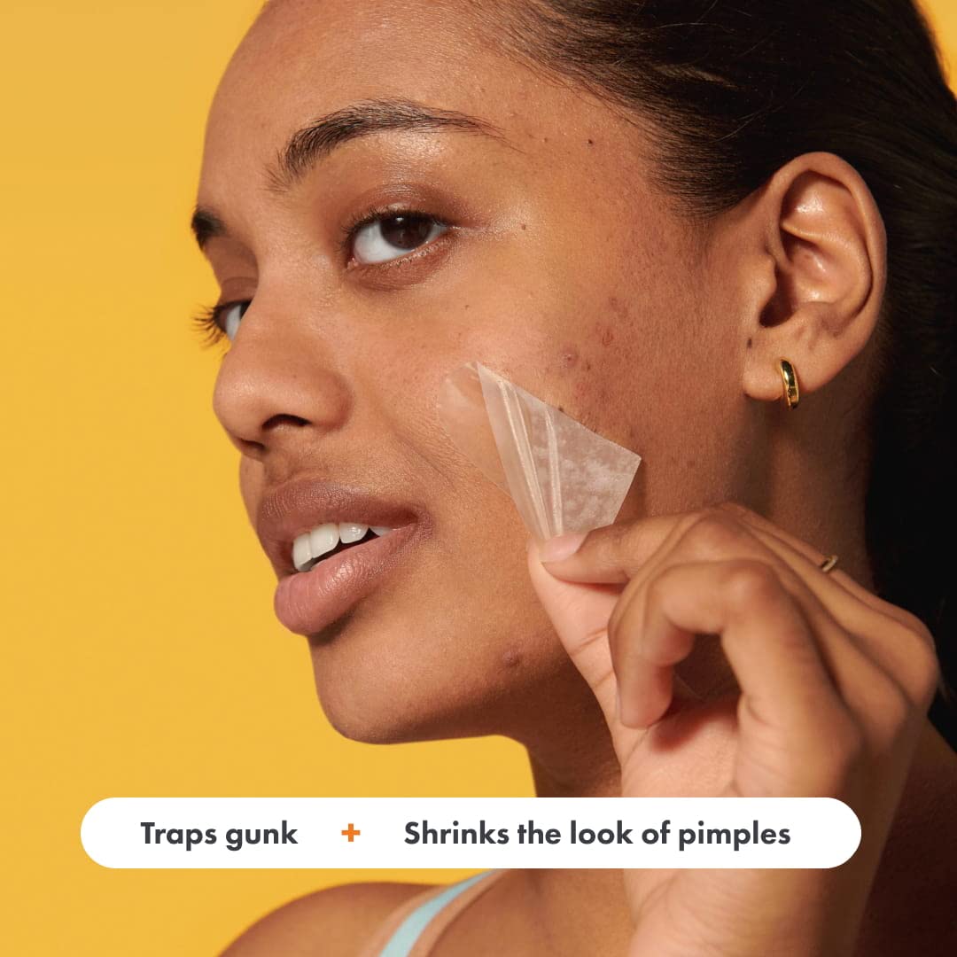 Hero Cosmetics Mighty Patch™ Face Patch - XL Hydrocolloid Face Mask for Acne, 5 Large Pimple Patches for Zit Breakouts on Nose, Chin, Forehead & Cheeks (1 Count) - Medaid International