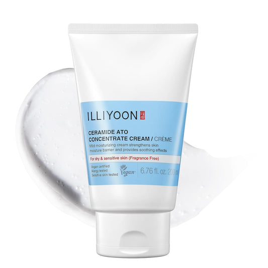 Illiyoon Ceramide Ato Concentrate Cream | Moisturizer for Dry & Sensitive Skin | 7.77fl | 230ml
