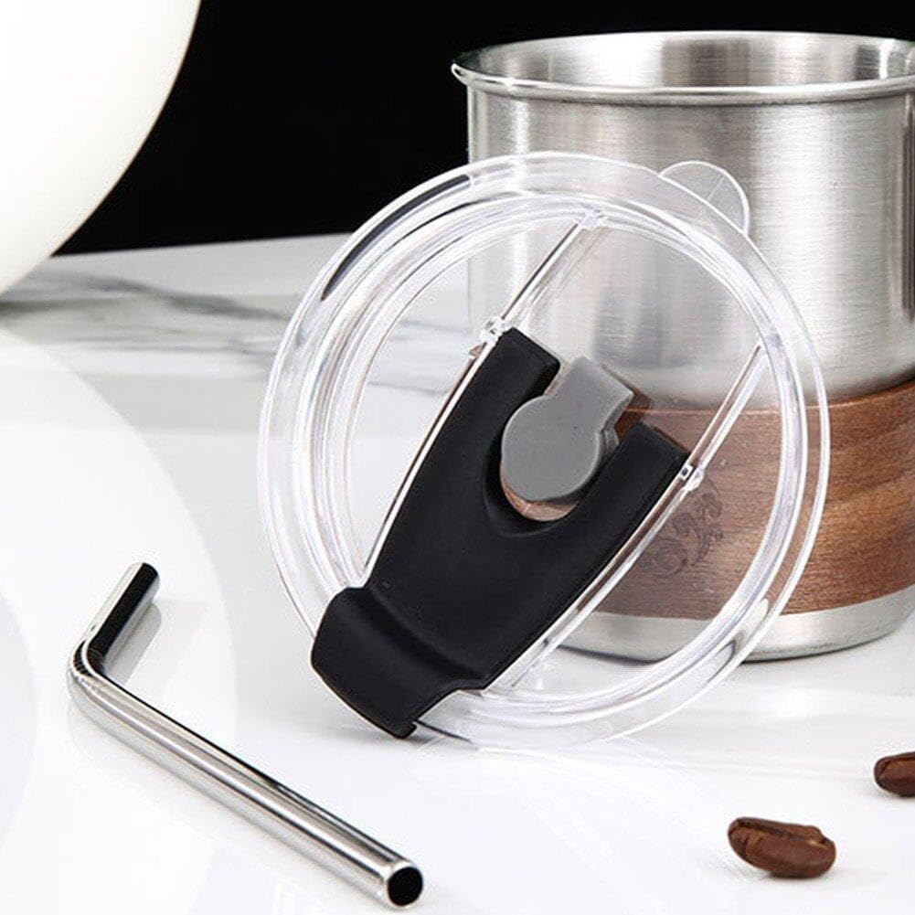 Stainless Steel Coffee Cup with Sleeves and Straw (20263c)