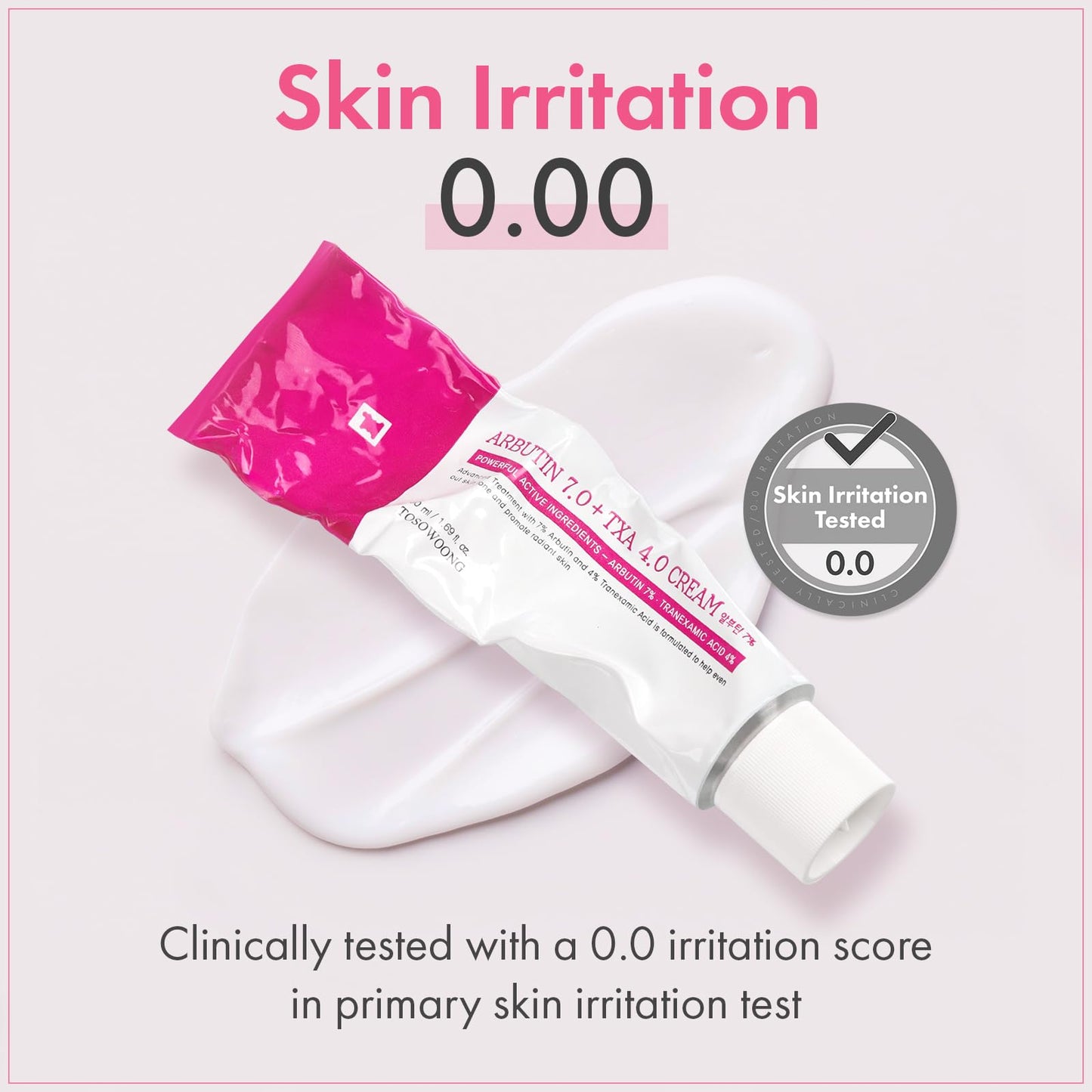 TOSOWOONG Arbutin 7% + Tranexamic Acid 4% Cream, 70,000ppm Arbutin, 40,000ppm TXA, Niacinamide, Glutathione, Dark Spots, Freckle, Blemishes, Pigmentation, Korean Skin Care, 50ml, 1.69 fl.oz. - Medaid International