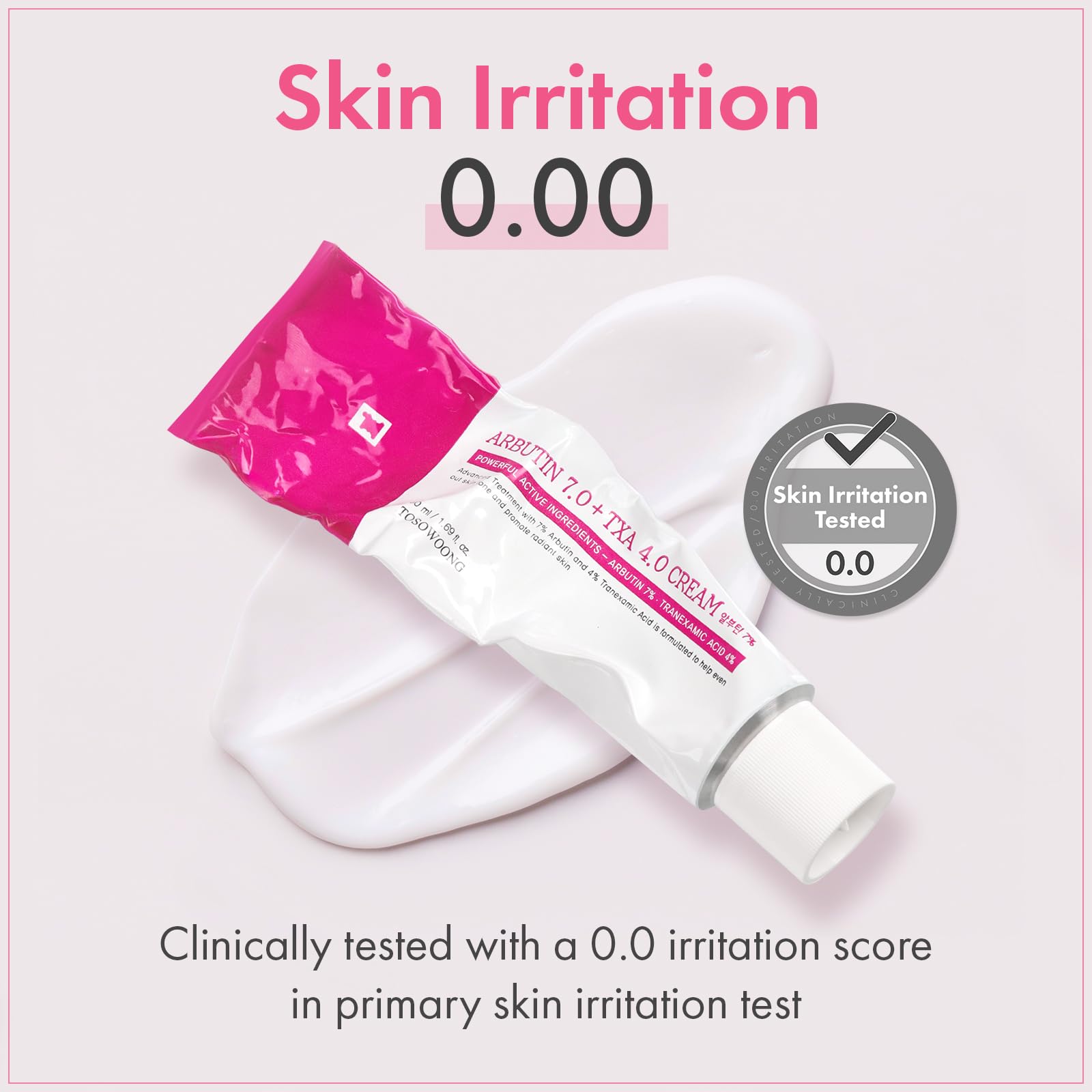 TOSOWOONG Arbutin 7% + Tranexamic Acid 4% Cream, 70,000ppm Arbutin, 40,000ppm TXA, Niacinamide, Glutathione, Dark Spots, Freckle, Blemishes, Pigmentation, Korean Skin Care, 50ml, 1.69 fl.oz. - Medaid International