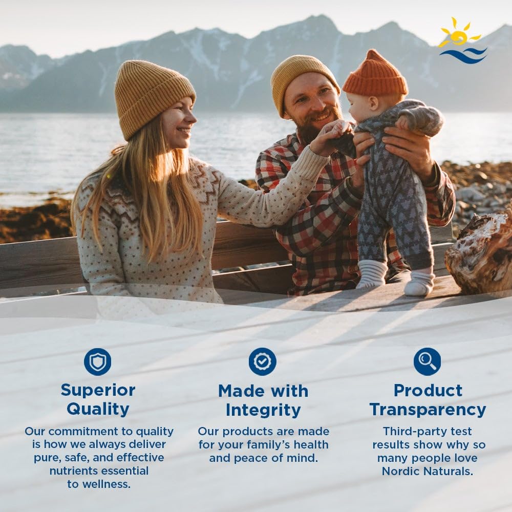 Nordic Naturals Ultimate Omega, Lemon Flavor - 210 Soft Gels - 1280 mg Omega-3 - High-Potency Fish Oil with EPA & DHA - Promotes Brain & Heart Health - Non-GMO - 105 Servings - Medaid International