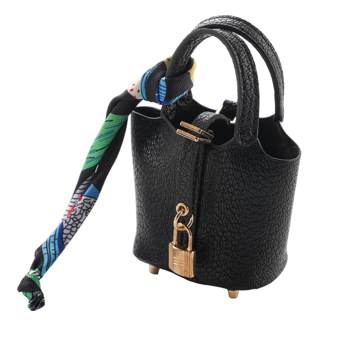 TERRIFI Mini Leather Bag Charm Keychain, Cute Handbag Charm Accessory for Purse Decoration, Key Ring Pendant for Women