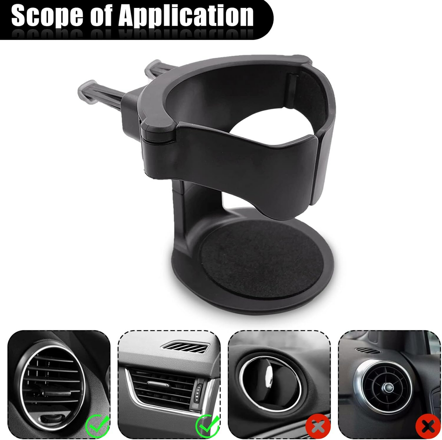 Car Air Vent Cup Holder bottle mount - Medaid International