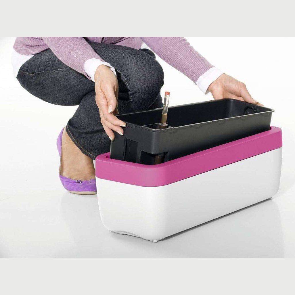 Emsa 506734 flower Pot-  MyBox, Pink- 75 cm – Made in Germany