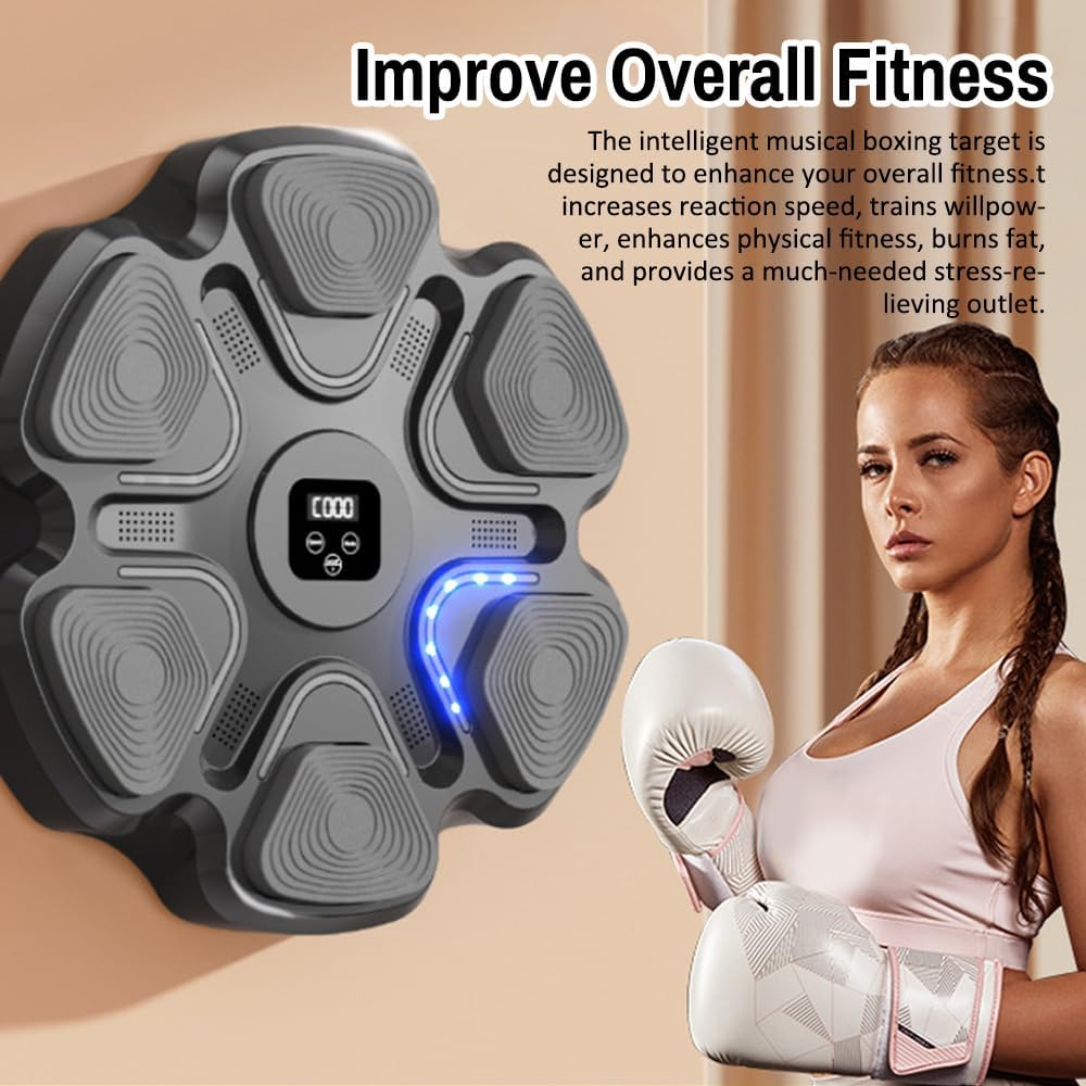 Smart Musical Boxing Machine BT Wall-Mounted Boxing Target - Medaid International