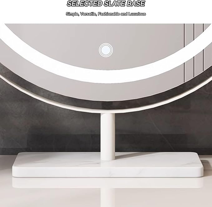 Round LED Makeup Mirror