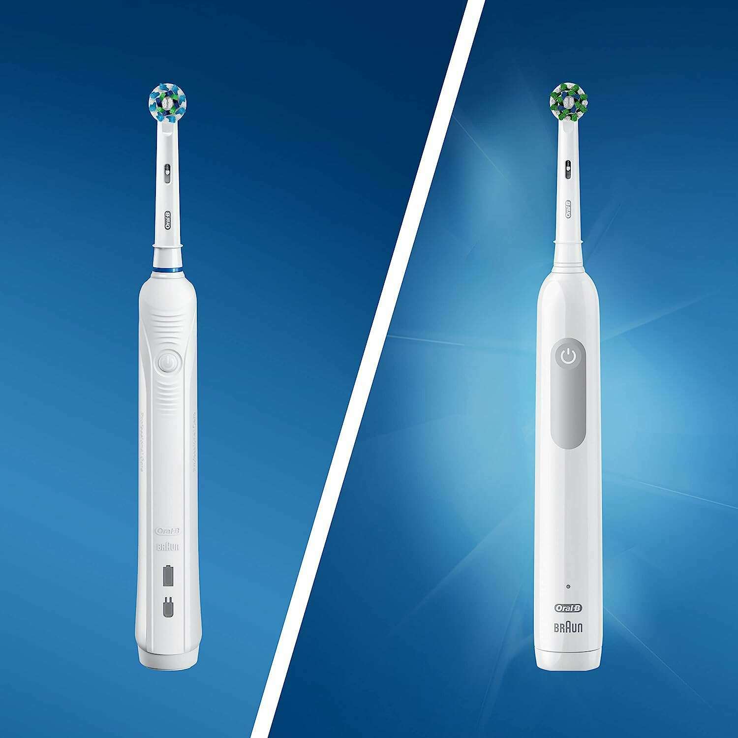 Pro 1000 Rechargeable Electric Toothbrush Crossaction Brush Head - Medaid International