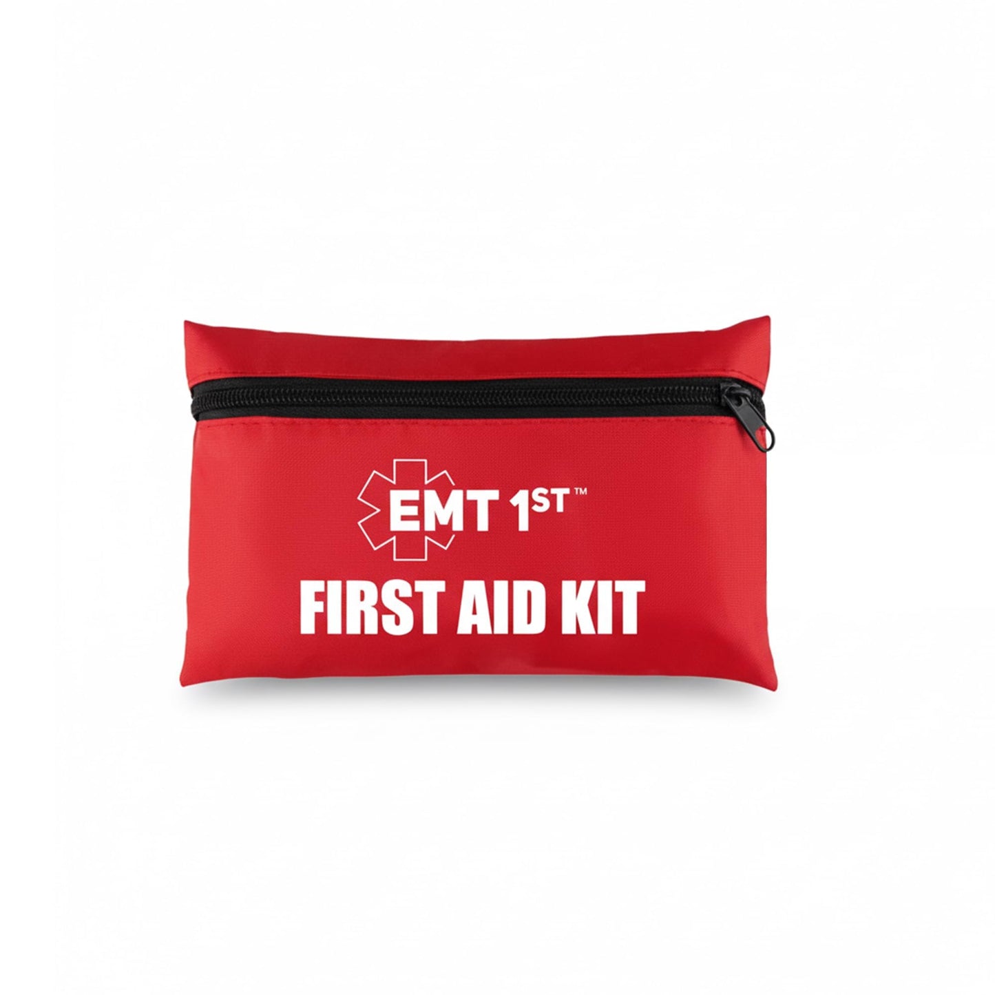 EMT 1st 73 Pcs Emergency Responder Mini First Aid Kit Pouch with 23 Unique Items & Emergency Blanket,First Aid Kit for car, Travel & Home - Emergency Bag for Hiking, Camping, Backpacking and Outdoor