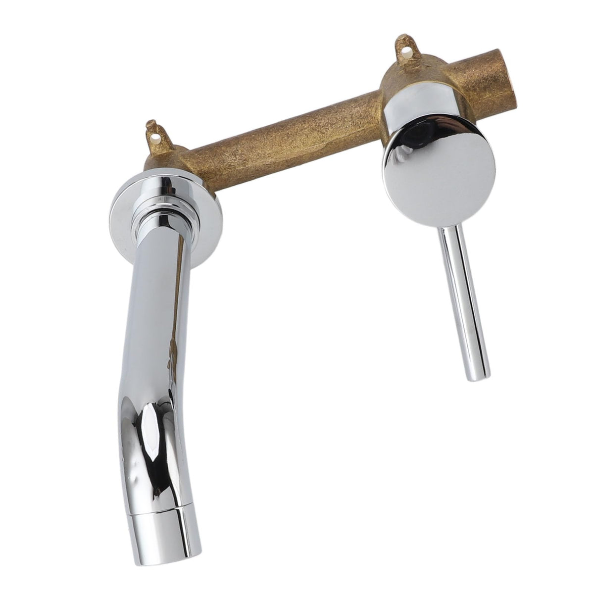 Wall Mounted Basin Faucet, Full Copper Hot and Cold 7.9in