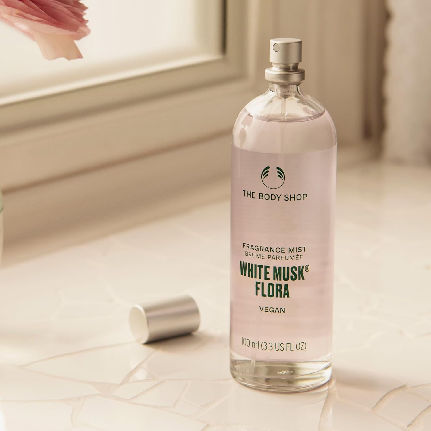 The Body Shop White Musk Flora Body Mist, Vegan, 3.3 fl oz, 100 ml - Medaid International
