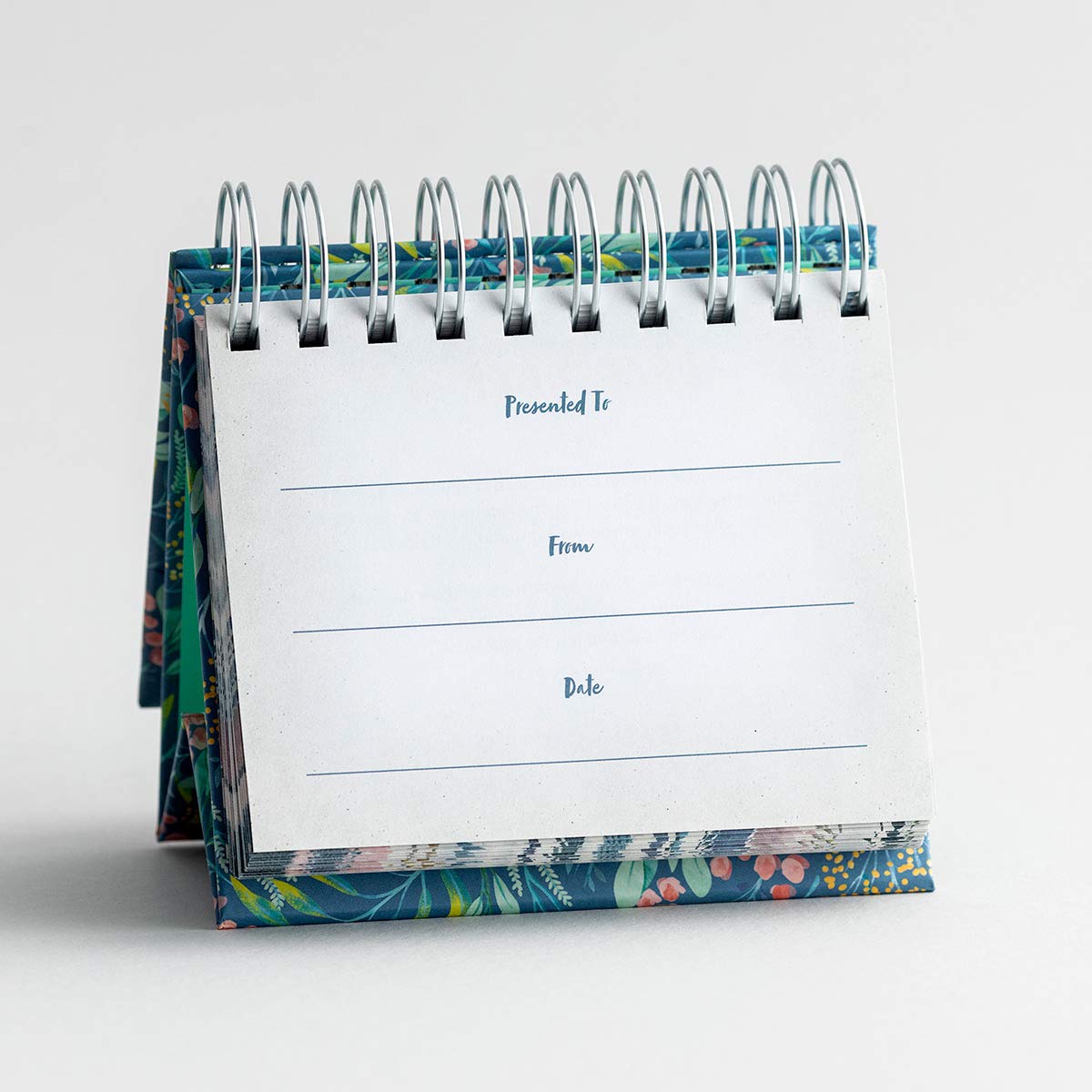 DaySpring - One Minute with God - Perpetual Calendar (J1391), Green, 5 1/2" x 5 1/4" x 1 1/4" - Medaid International