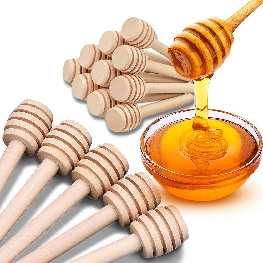 Munchies House Wooden Honey Dipper Stick 2Pc 16cm