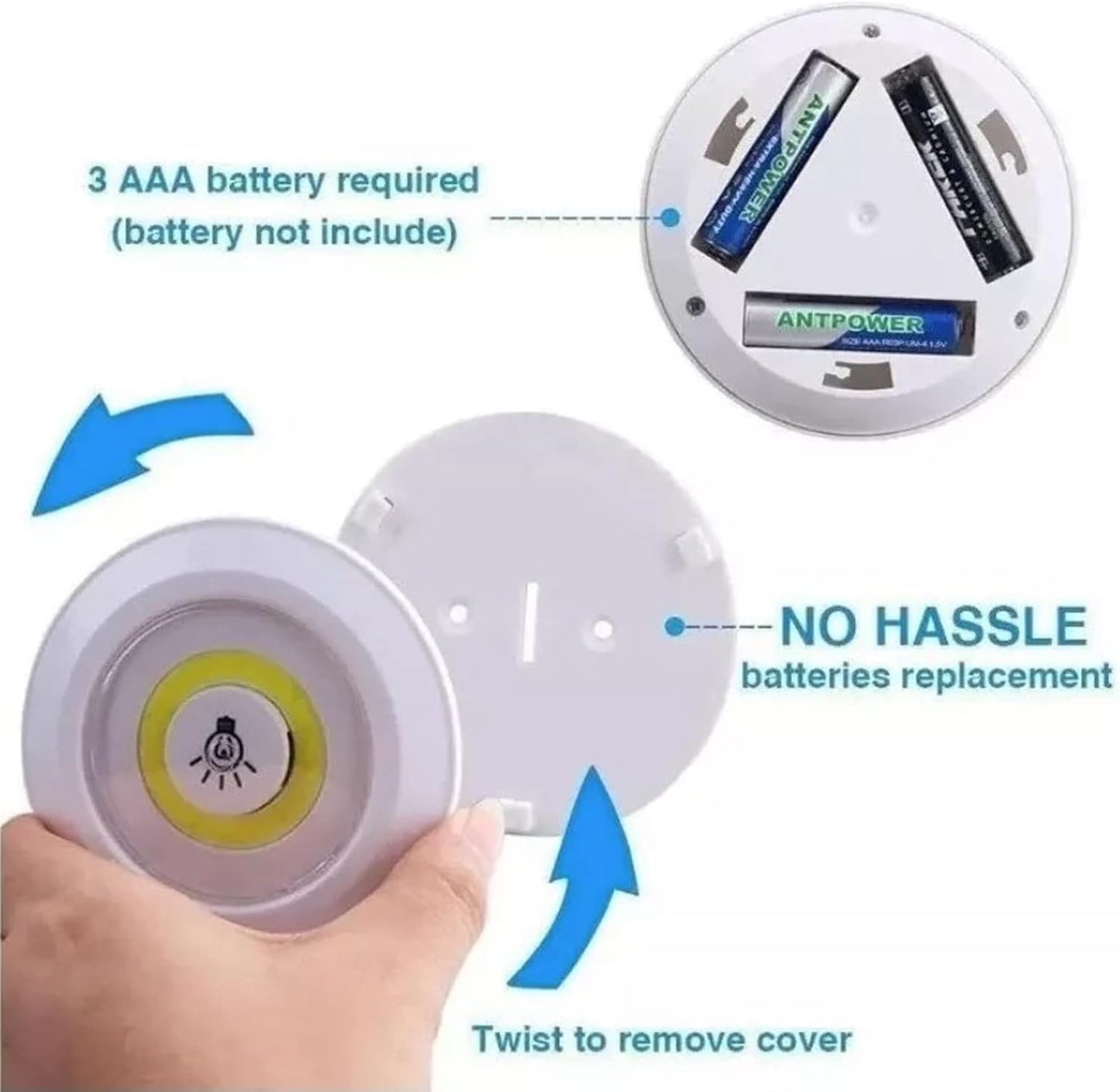 Medaid LED lighting with remote control 3 pcs
