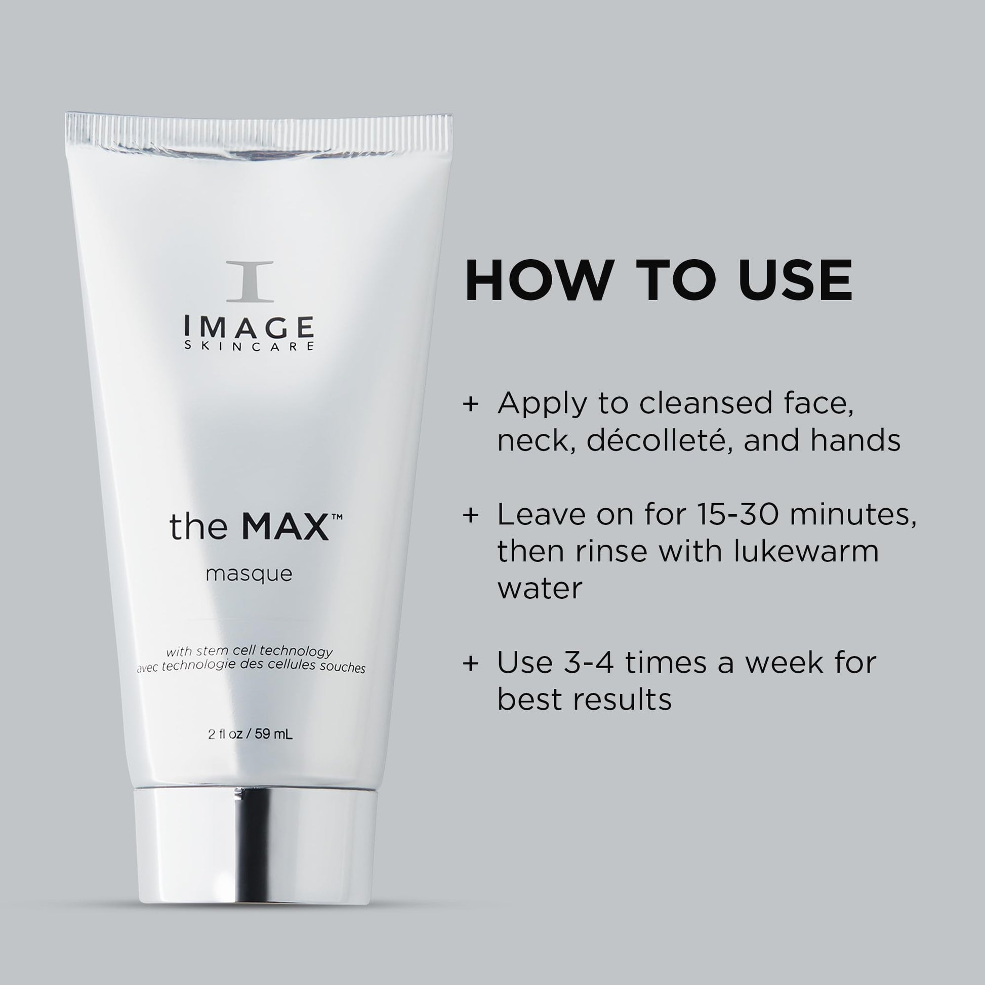 IMAGE Skincare, the MAX Masque, Facial Mask to Help Tighten, Firm, Smooth and Enhance Appearance of the Skin, 2 fl oz - Medaid International