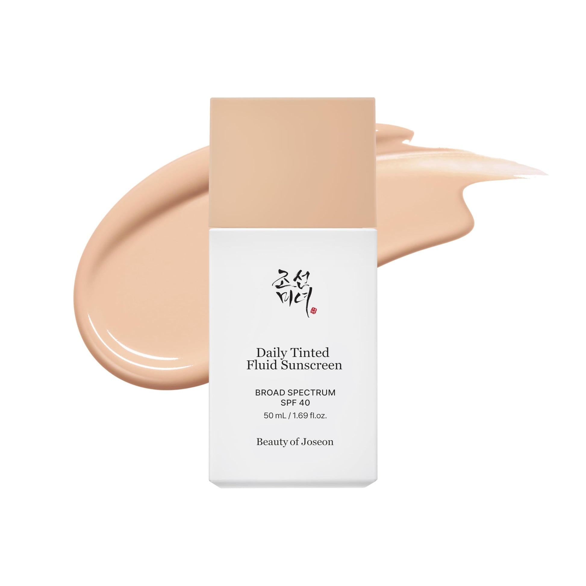 Beauty of Joseon Daily Tinted Fluid Sunscreen 12 Shades for Face Moisturizing Broad Spectrum SPF 40 Korean Skincare 50ml, 1.69 fl.oz #LP100 - Medaid International