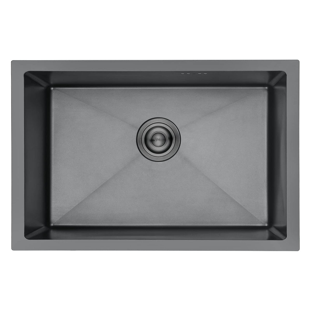 Ibergrif M87044B Kitchen Sink 70 x 44 cm, Under Countertop Sink with Drain Filter, Stainless Steel