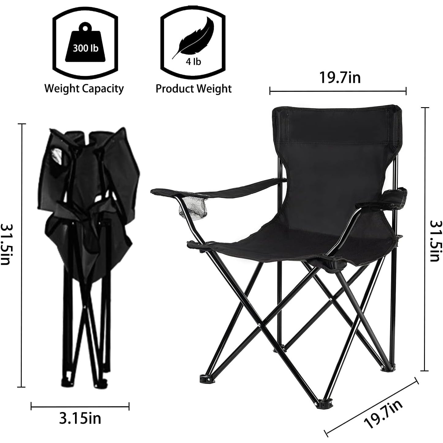 Lightweight Foldable Camping Chair - Medaid International