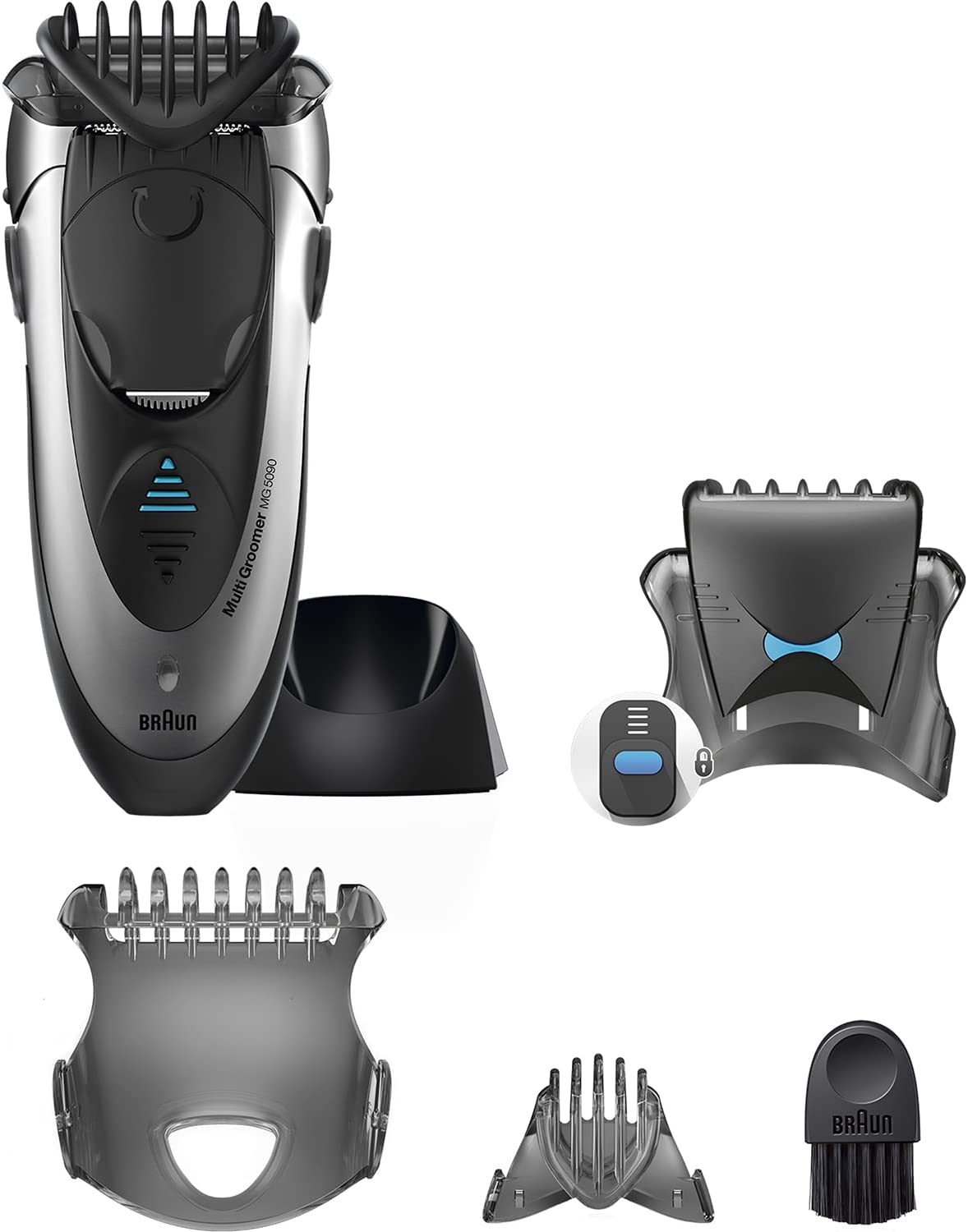 Braun Mg 5090 All In One Electric Wet And Dry Multi Groomer Trimmer For Men
