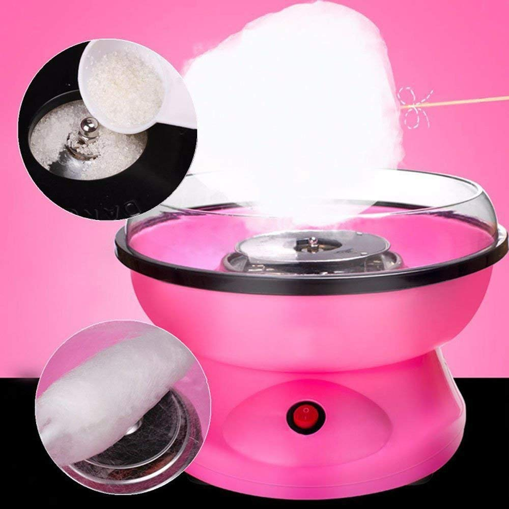 Plastic Electric Cotton Candy Machine Floss Carnival (Pink) - Medaid International