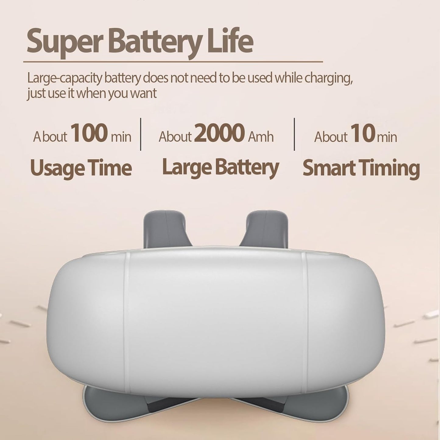 Rechargeable Neck Massager with Heat – 5D Deep Tissue Relief