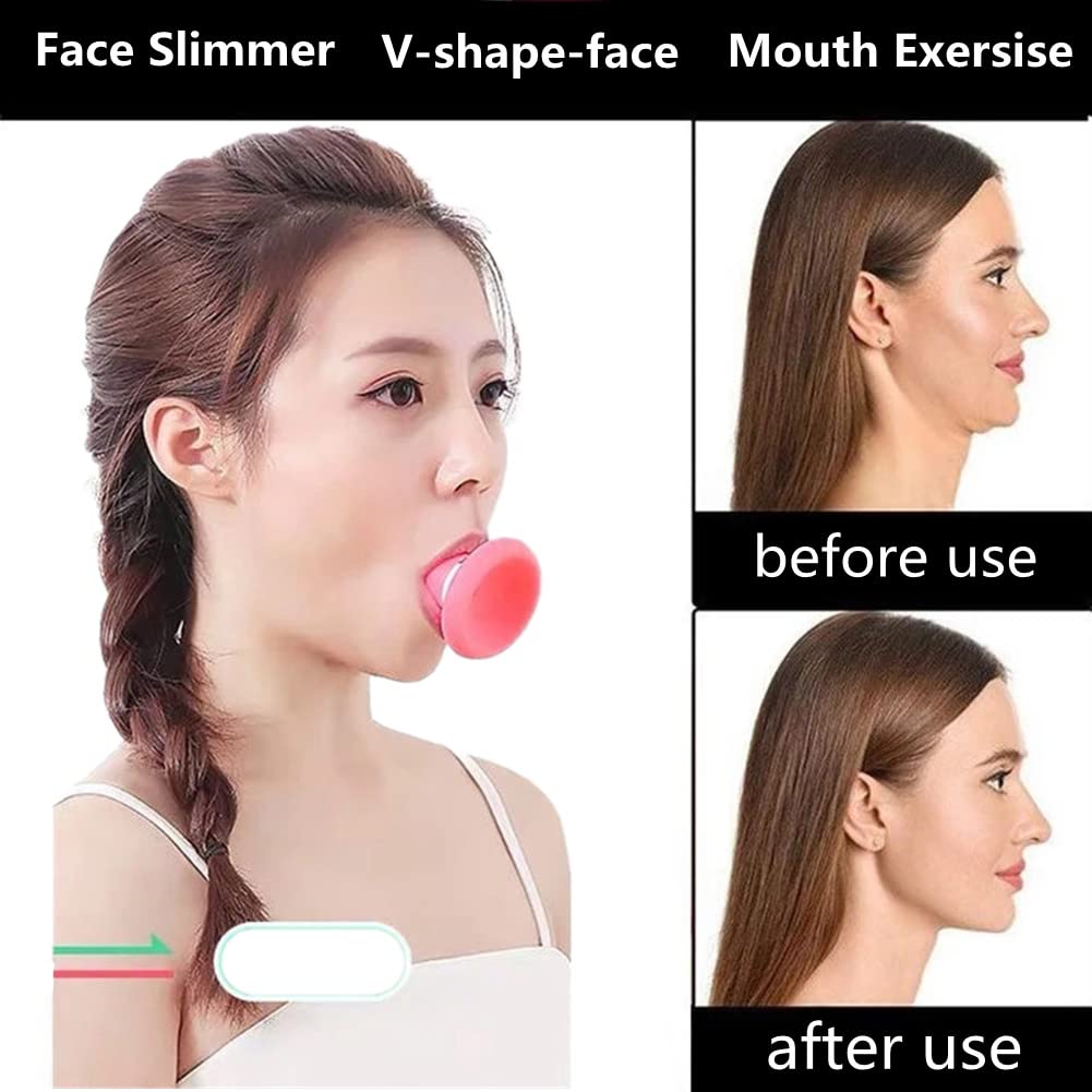 SURORAIN Face Exerciser, Facial Yoga for Skin Tighten Firm, Jaw Exerciser, Double Chin Breathing Exercise Device Jaw Face Slimmer for Women and Men - Medaid International