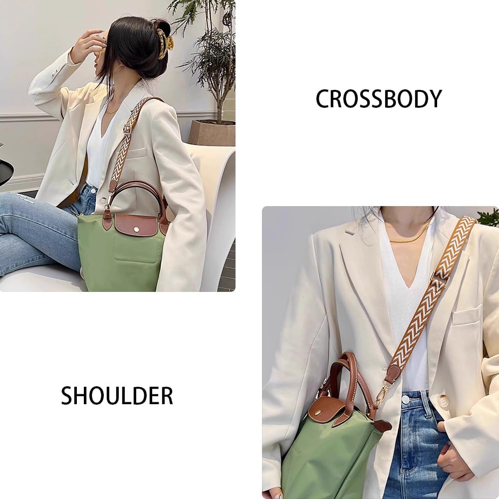 TERRIFI Leather Bag Straps, Crossbody Adjustable Shoulder Strap, Handbag Crossbody Shoulder Strap, for XS/S Longchamp Bag Women, Handbags, Purses, Shoulder Bags