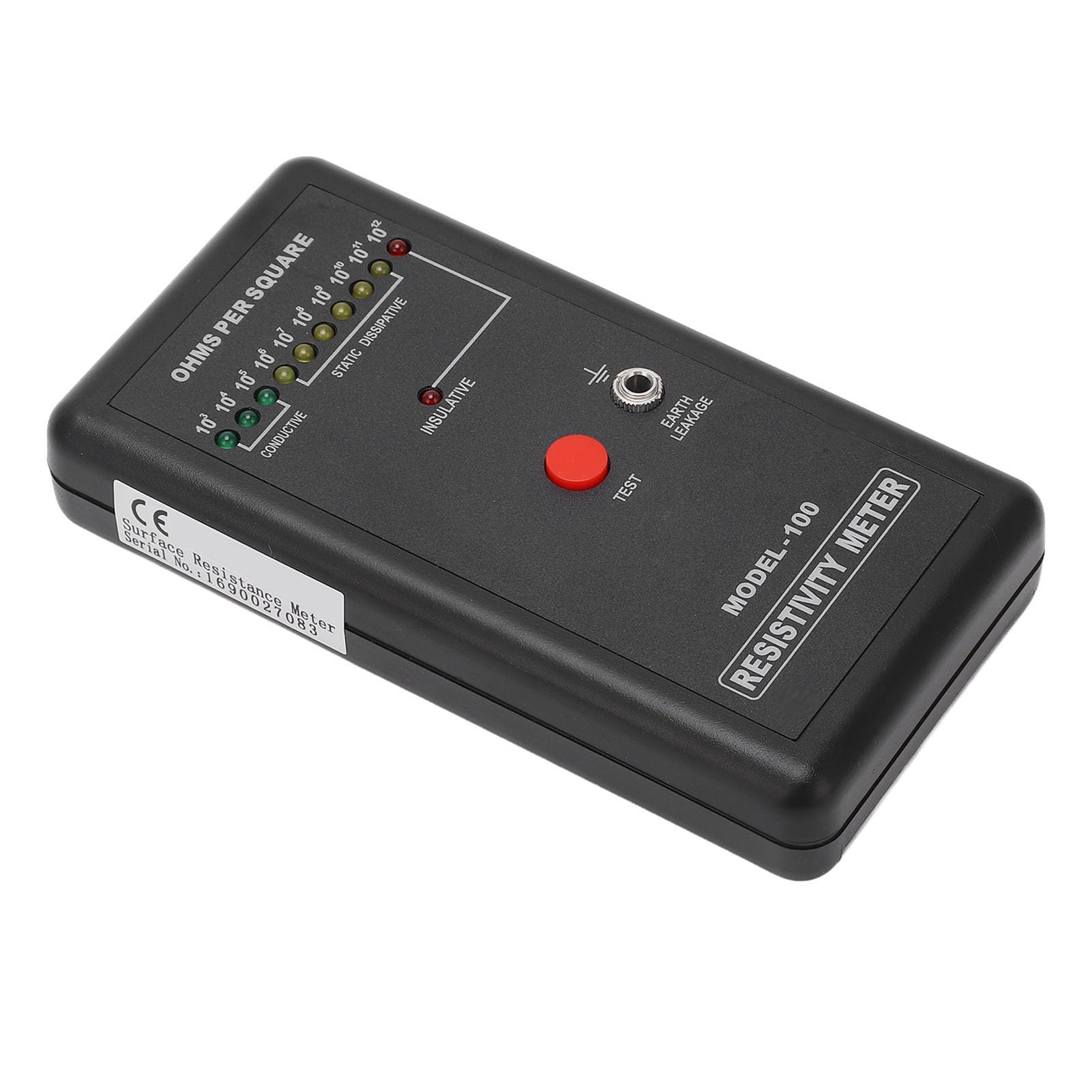 Electric Tester, Meter Tester Resistivity Meter Electrostatic Analyzer Measuring Tool for Engineering - Medaid International