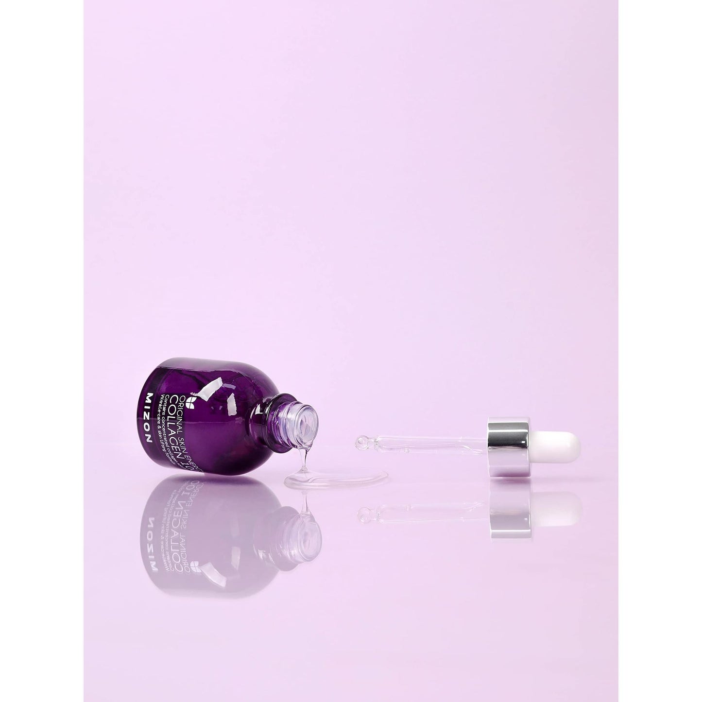 MIZON Collagen 100 Korean Ampoule with Concentrated Marine Collagen Elasticity Booster Serum Peptides Deep Hydration (1.01 fl. oz) - Medaid International