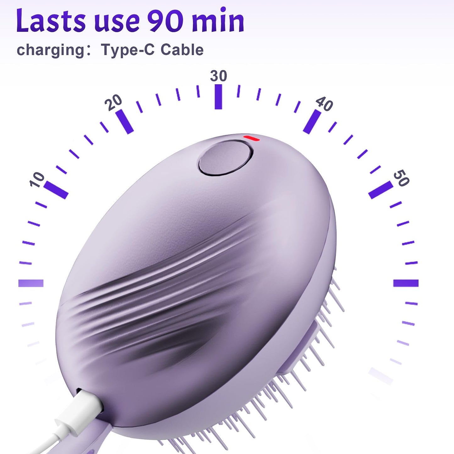 DYUHOOAO Electric Hair Growth brush - Care Comb for Dandruff Removal - Built-in Anion Device - Scalp Massager Hair Follicle Stimulation Tool - Gifts for Men and Women to Relax Head Stress - Medaid International