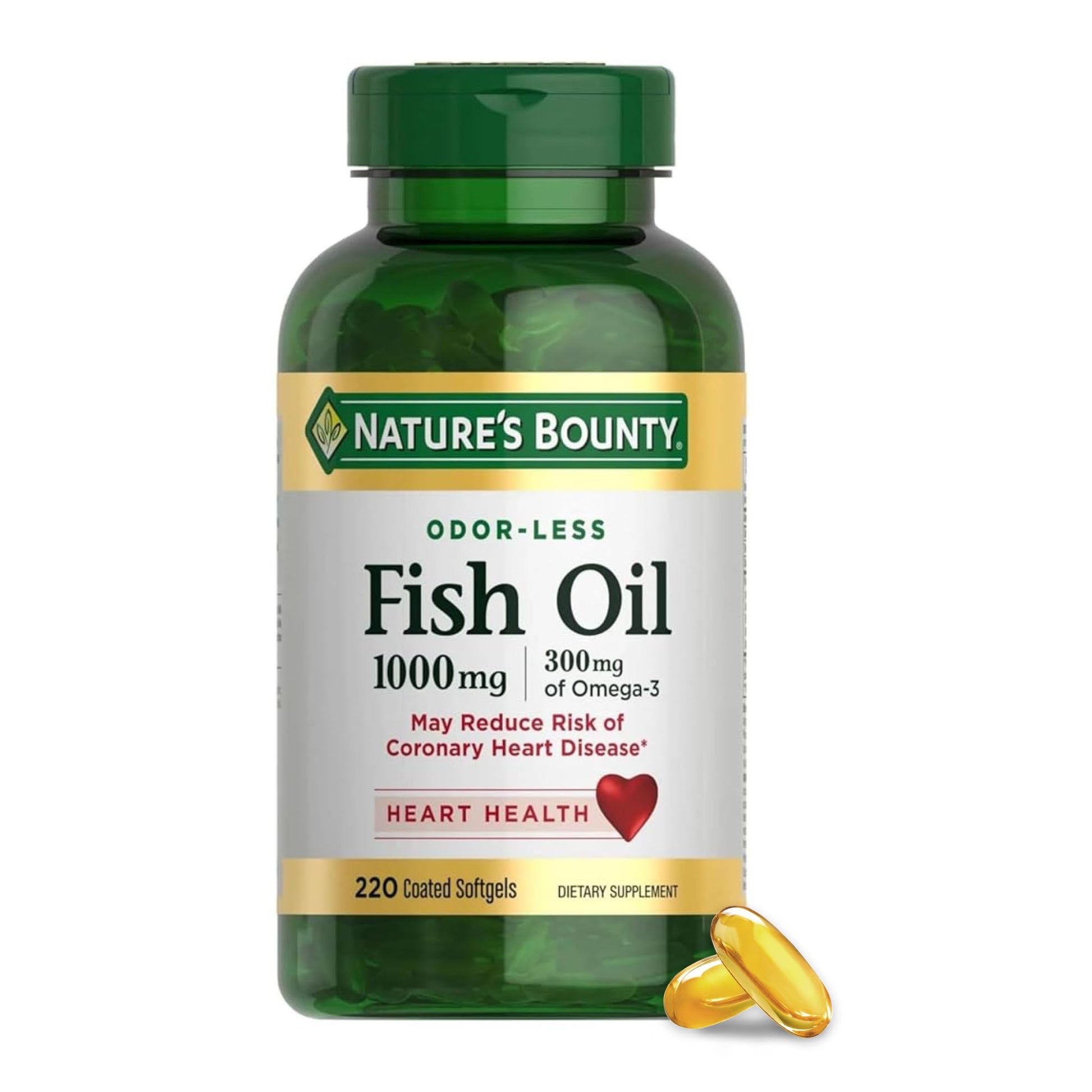 Nature's Bounty Fish Oil, 220 Count - Medaid International