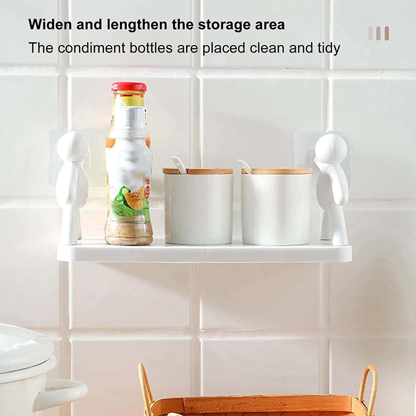 Medaid Wall Mounted Bathroom Shelf Holder