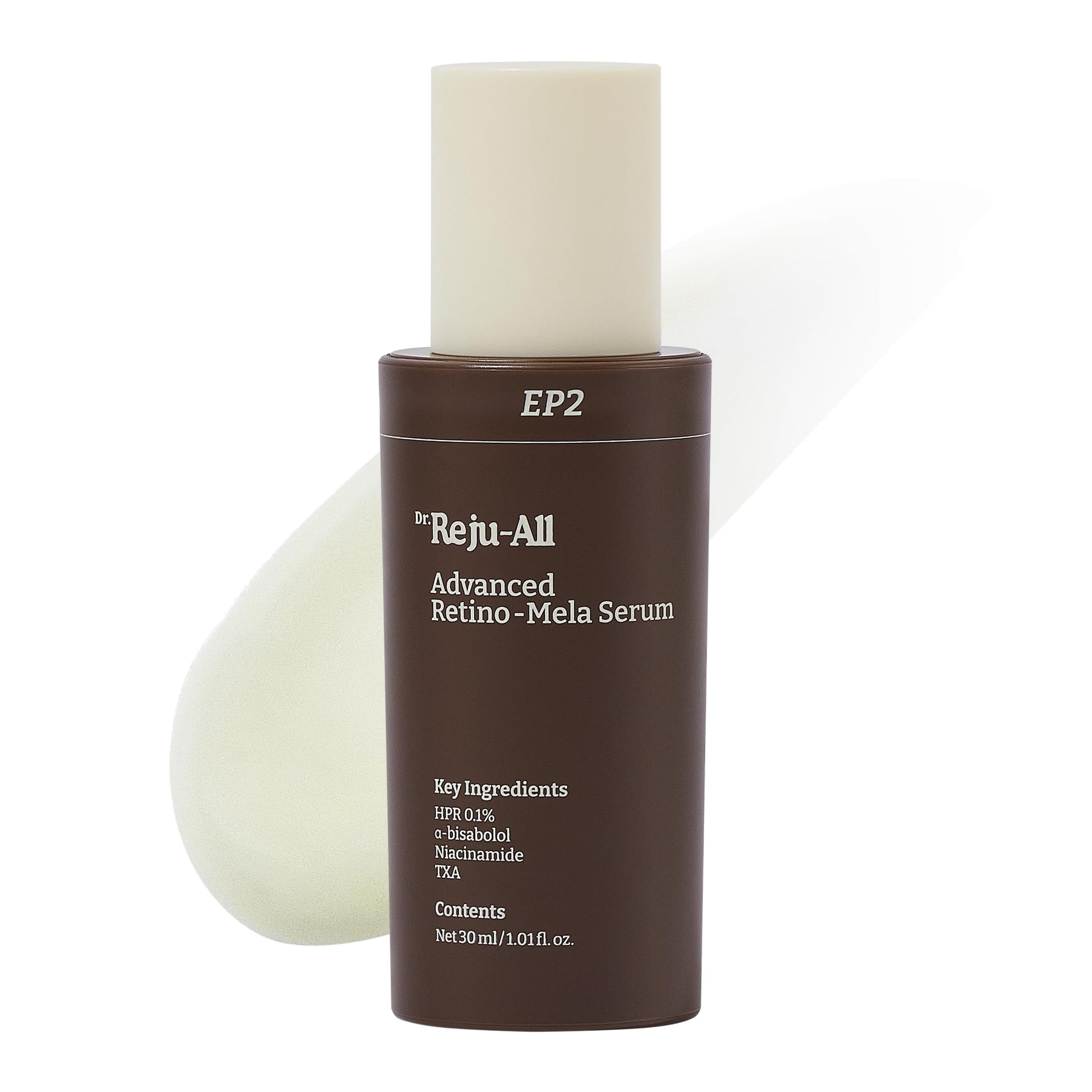 Dr. Reju-All Advanced Retino-Mela Serum – HPR Retinol Serum for Face – Anti-Aging, Pore Minimizer, Next-Gen Korean Skin care – Gentle & Beginner-Friendly – Niacinamide 10% & TXA 4% – 1 Fl Oz - Medaid International
